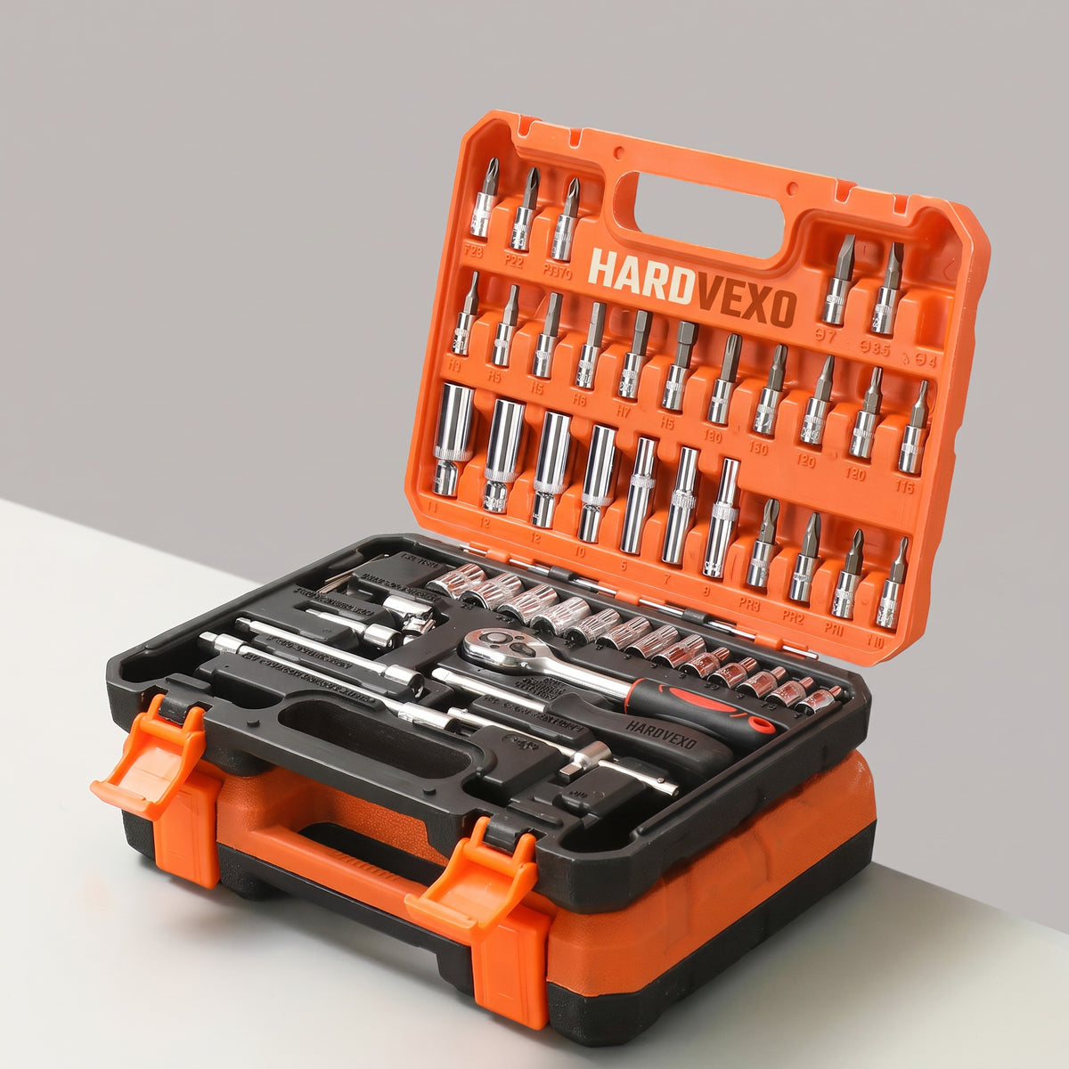 HARDVEXO Ratchet Socket and Bit Tool Set