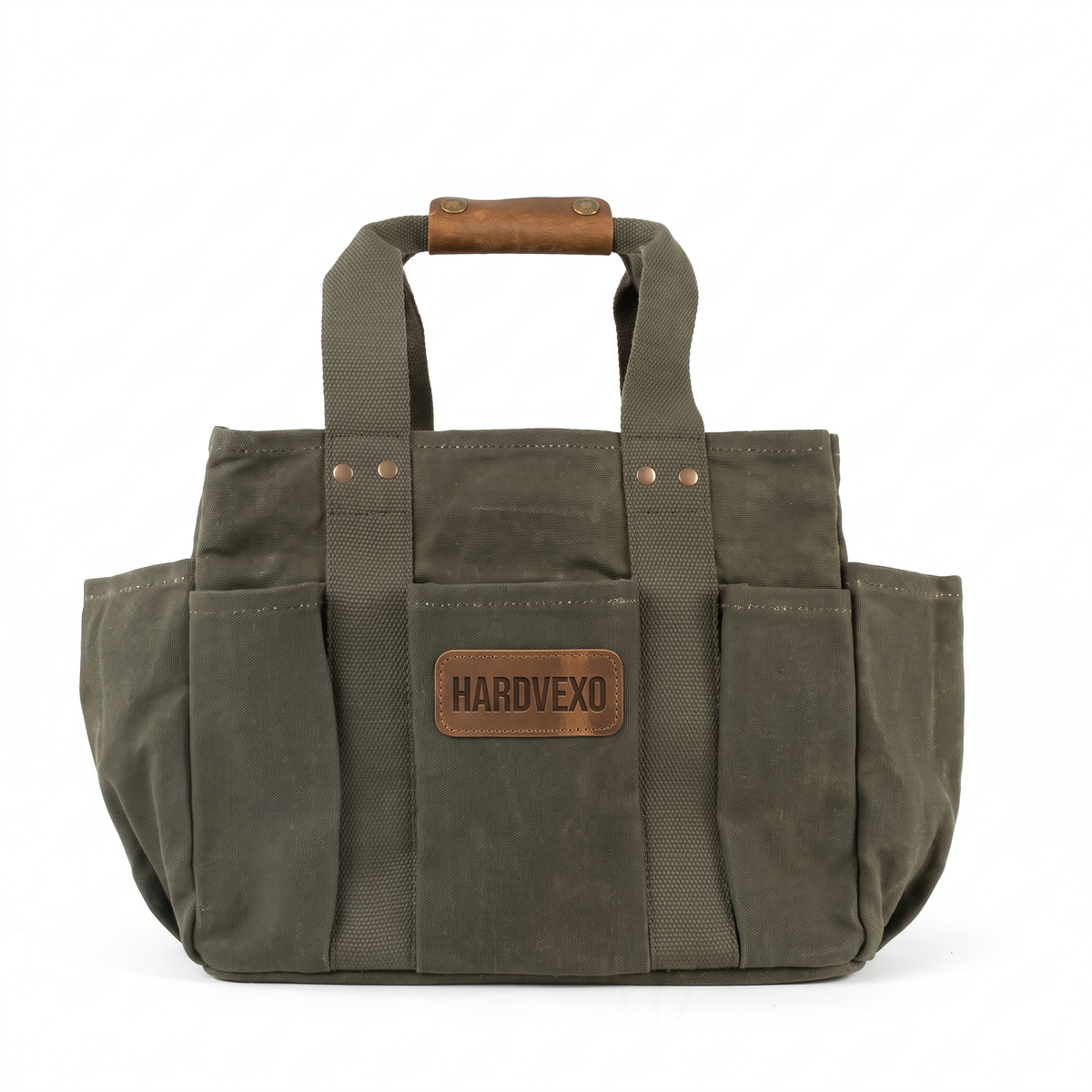 HARDVEXO Multi-Pocket Canvas Tool Tote